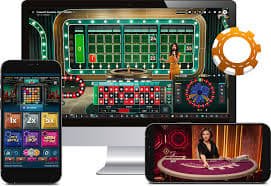 Tampilan dashboard permainan dengan kategori live dealer, slot, dan olahraga
